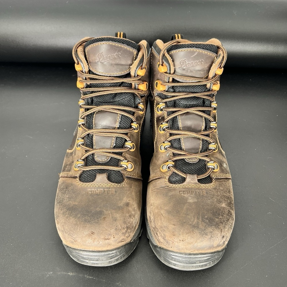 Danner Vicious 4.5 Brown Comp Toe Work Boots 13860 Mens 10 D EH GORE-TEX